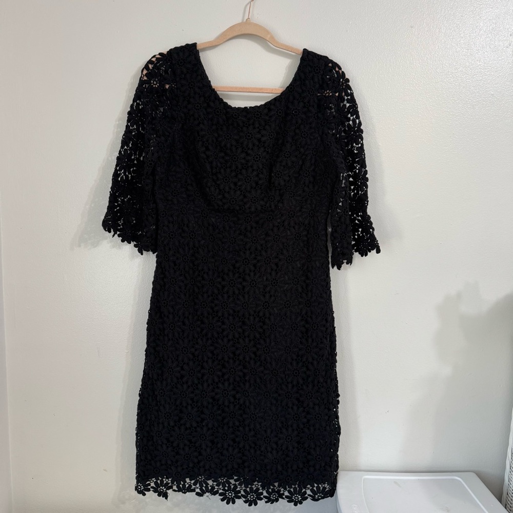 Lilly Pulitzer Shayna Floral Eyelet Boatneck Midi Dress